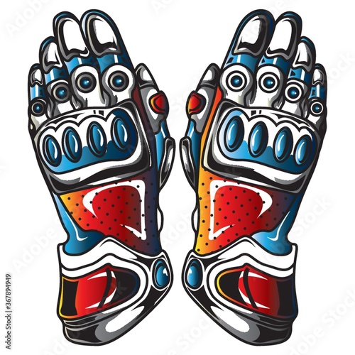 race hand gloves