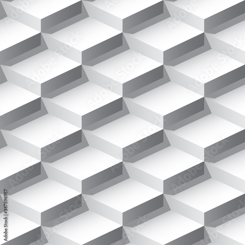 Abstract 3D seamless pattern