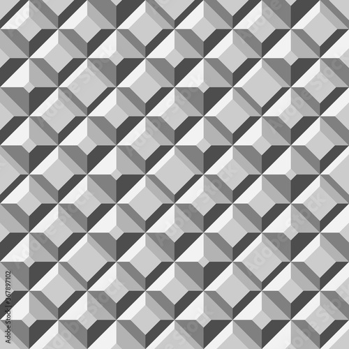 Abstract 3D seamless pattern