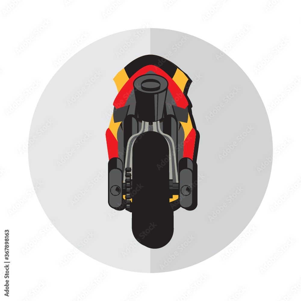 Fototapeta premium racing motor cycle