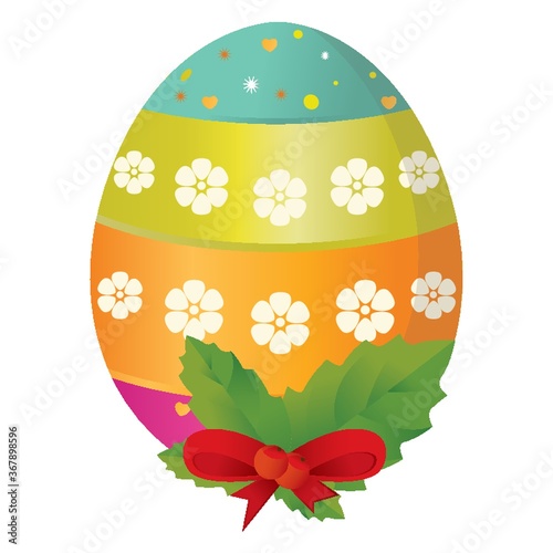 colorful easter egg