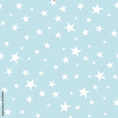 Bright background in stars for fabric textile Wallpaper