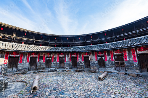 Hakka Tulou, Dapu County, Meizhou, Guangdong, China photo