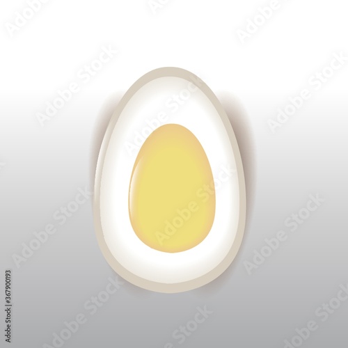 sliced egg