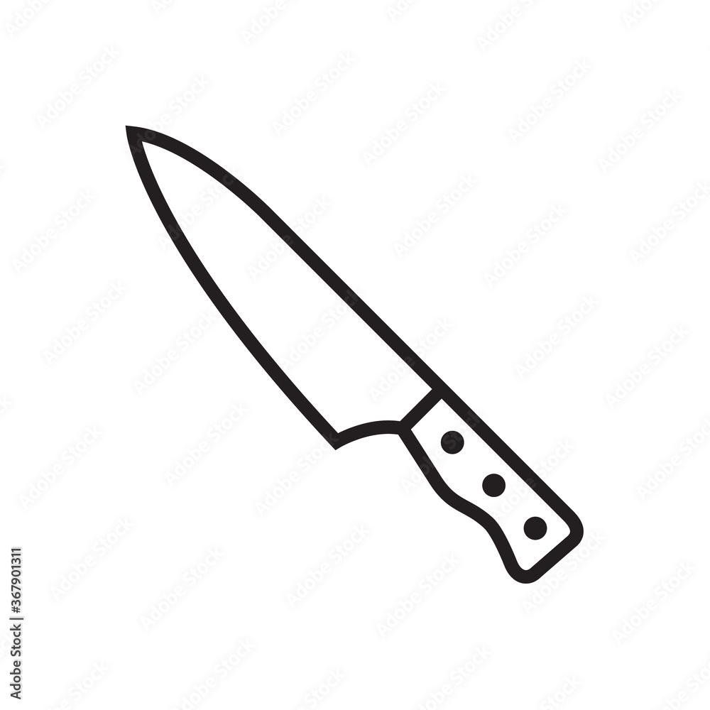 Knife icon vector illustration. Knife icon vector illustration.