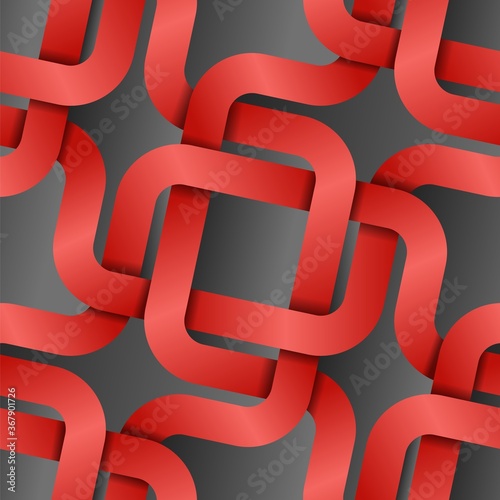 Abstract 3D seamless pattern