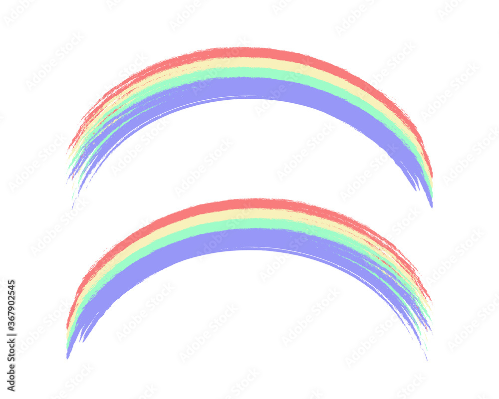 Fototapeta premium Rainbow vector design. graphic illustration