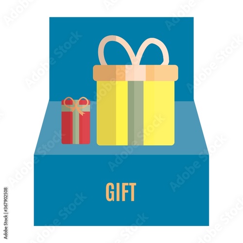 gift boxes with ribbon