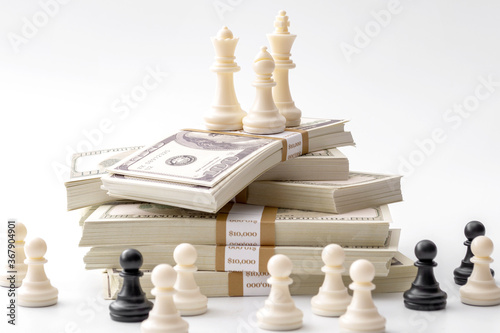 Photography Income inequality, class struggle in capitalism and social issue concept theme w