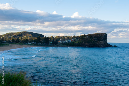 Panoramic beach view from NSW, Australia, Sydney 2018
