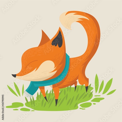fox with muffler