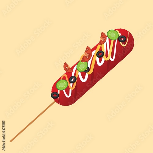 sausage on a stick