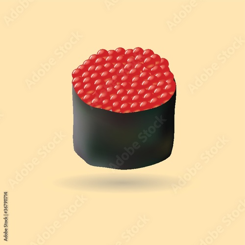 salmon roe sushi
