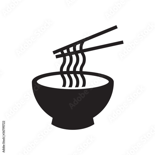 Noodle icon vector illustration.