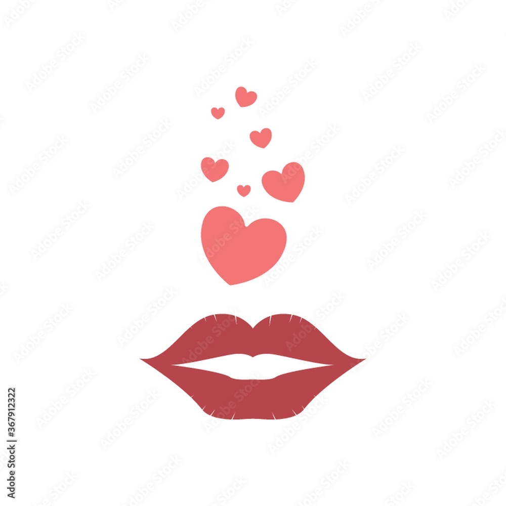 lips and heart lips and heart