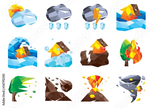 set of nature icons