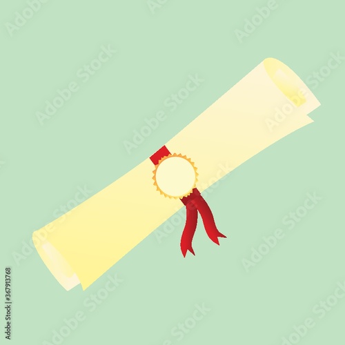 graduation scroll