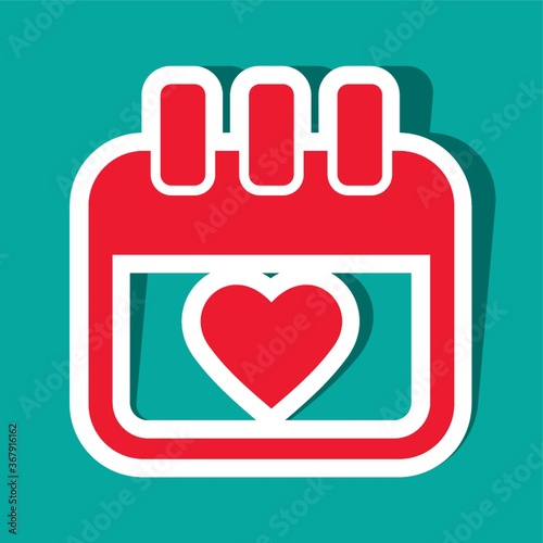 heart calendar