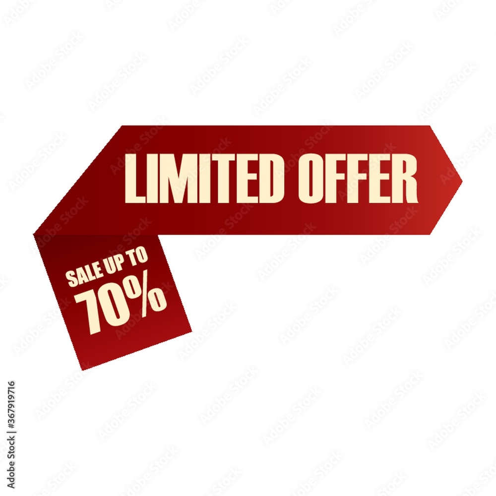 Obraz premium limited offer label