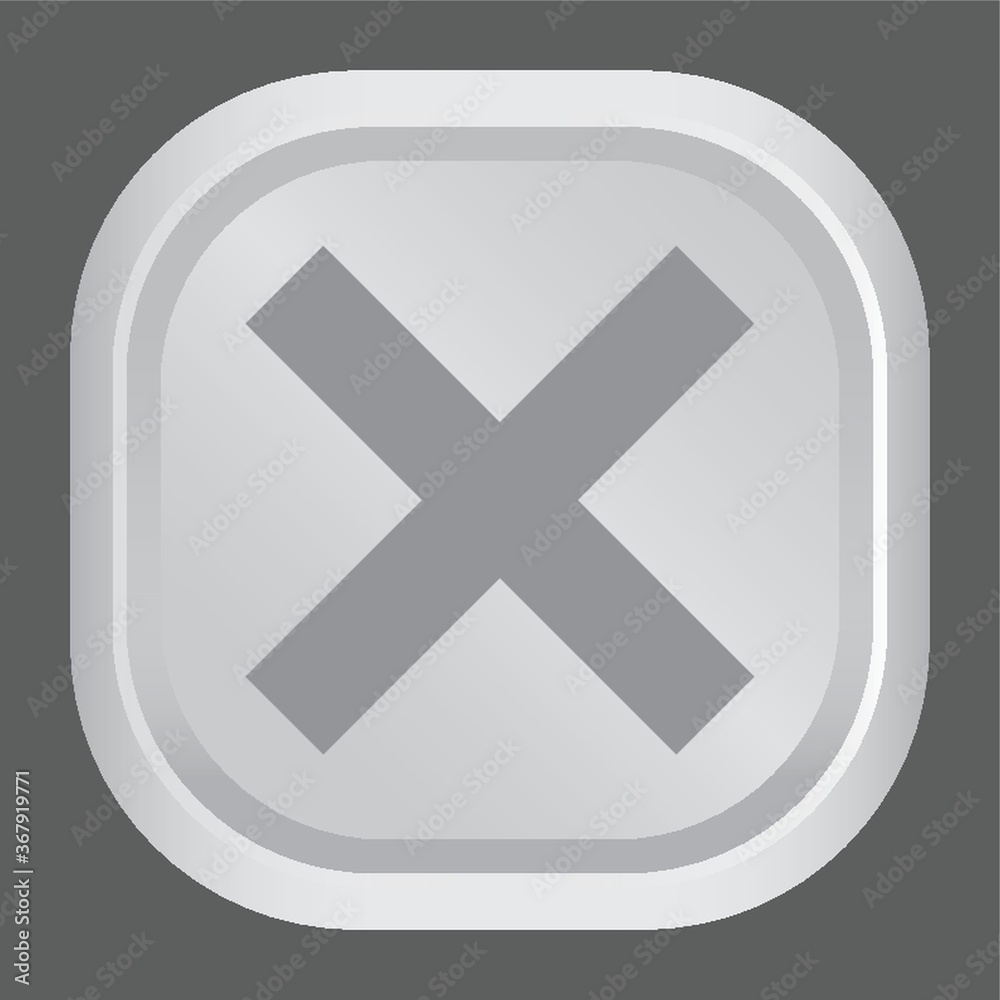 Fototapeta premium cancel button