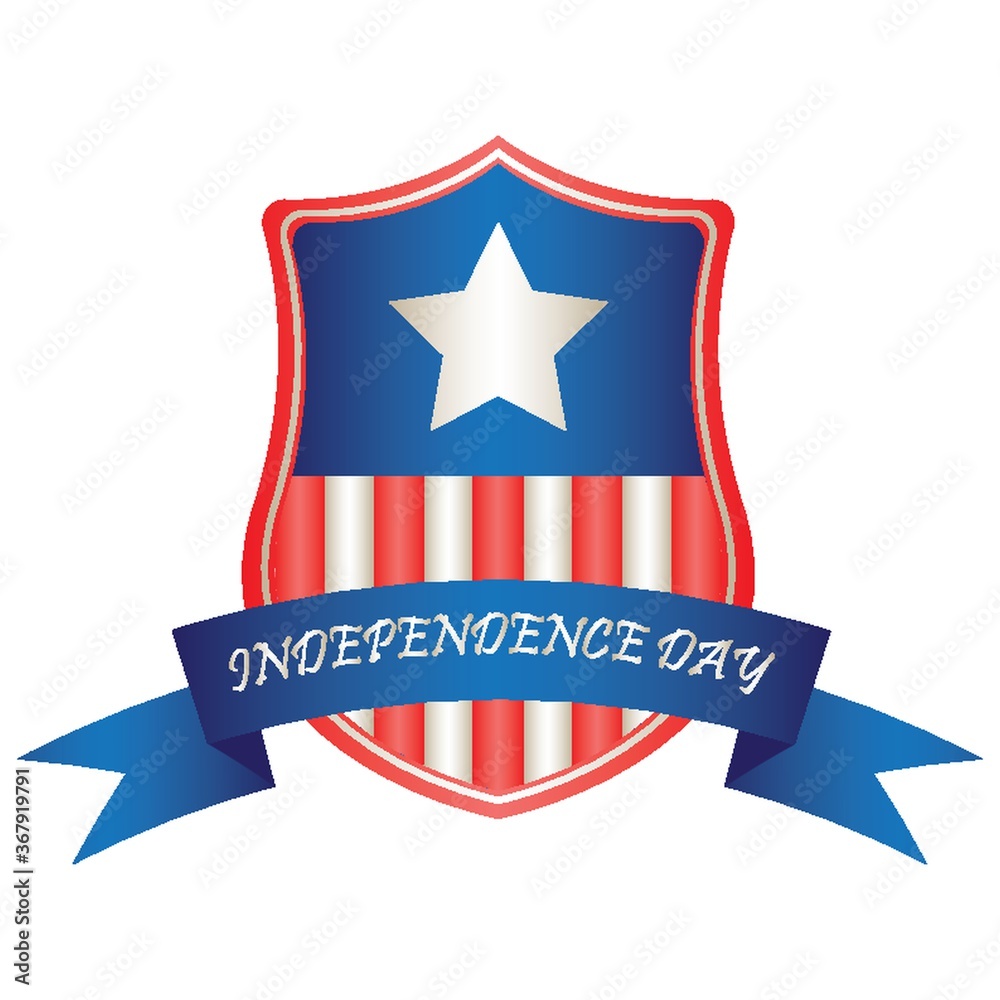 usa independence day label usa independence day label