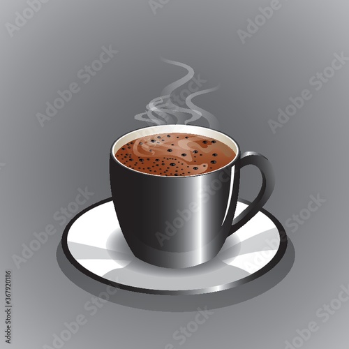 cup of coffee and saucer