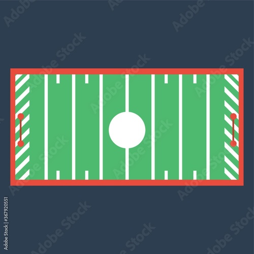american football field