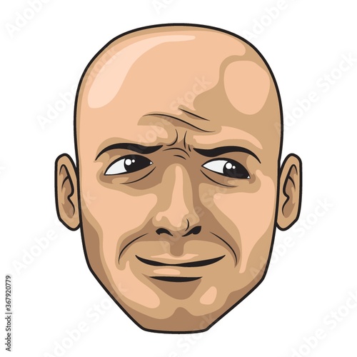 cheeky expression man