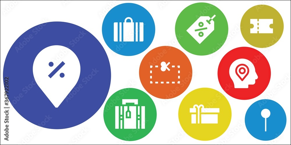Fototapeta premium tag icon set