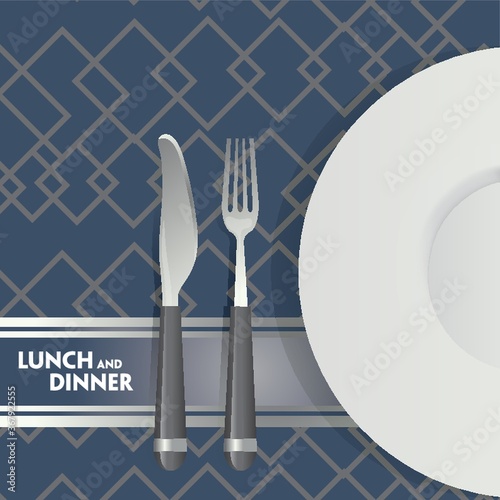 lunch and dinner poster