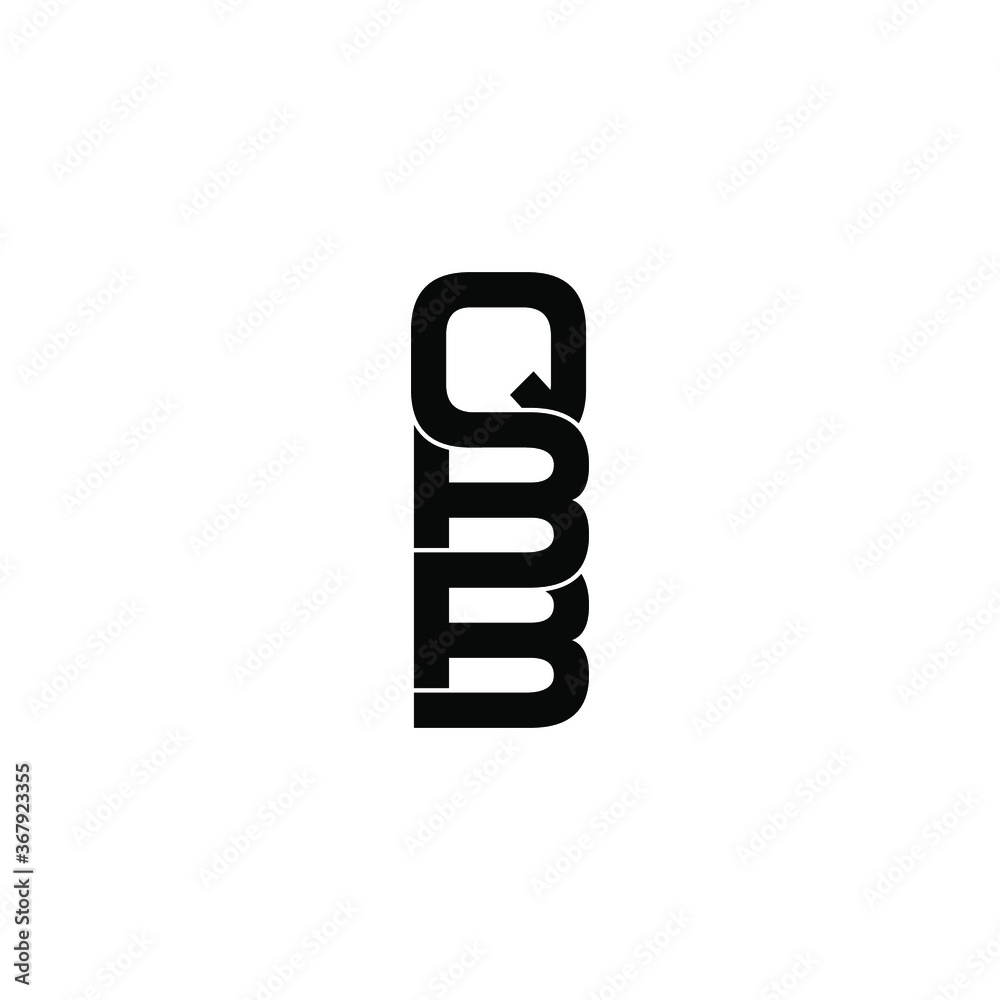 qbb letter original monogram logo design qbb letter original monogram logo design