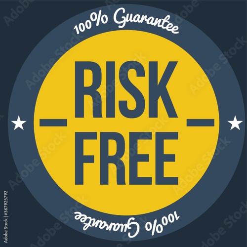 risk-free guarantee label