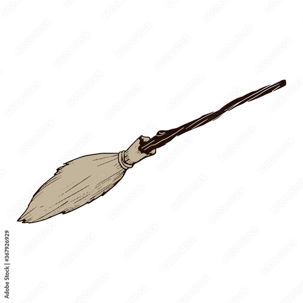 Obraz premium broomstick
