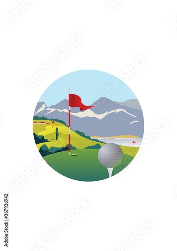golf flag