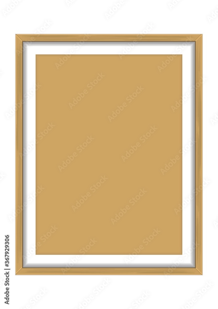 Fototapeta premium wooden picture frame