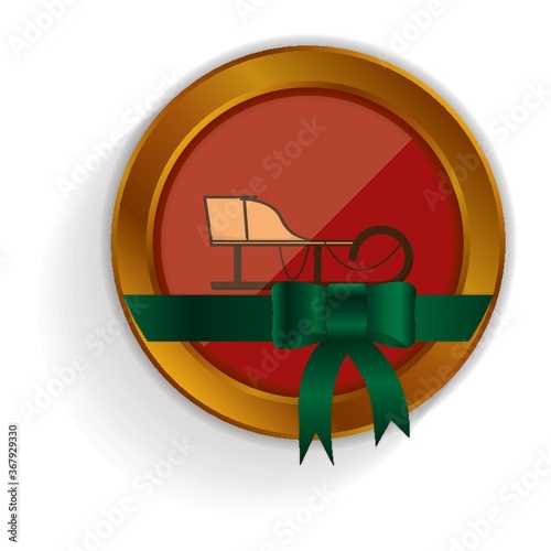 sleigh button