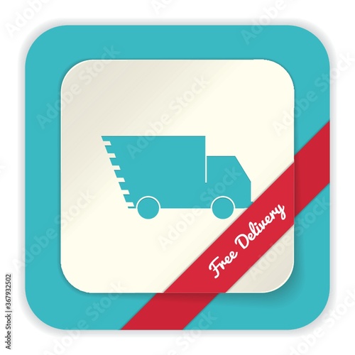 free delivery label