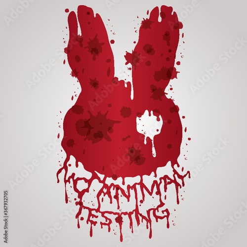 bloody no animal testing label