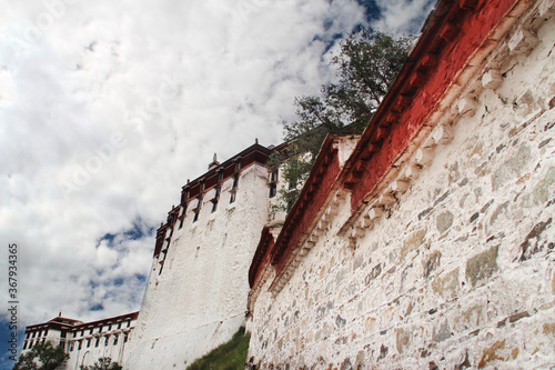 View of the Potala Palace in Lhasa, Tibet, China