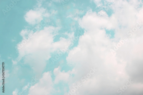 Cloudy sky full of space background