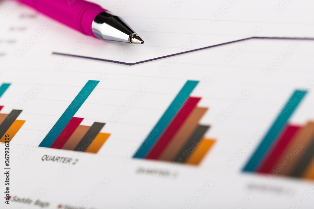Pen on Business Charts Pen on Business Charts