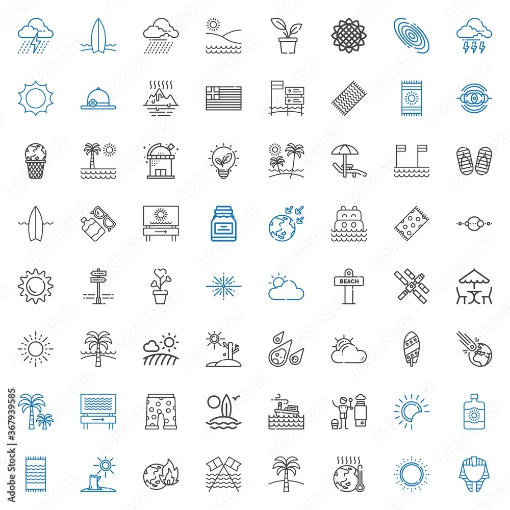 sun icons set sun icons set