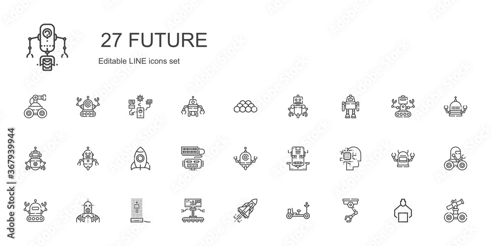 future icons set future icons set