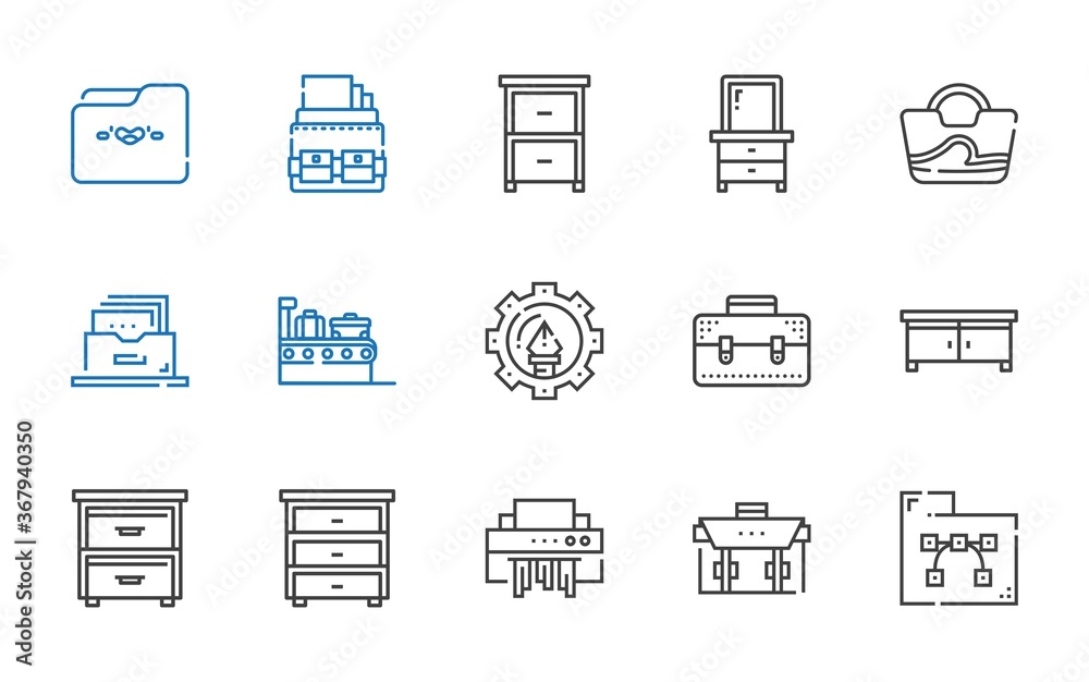 portfolio icons set portfolio icons set