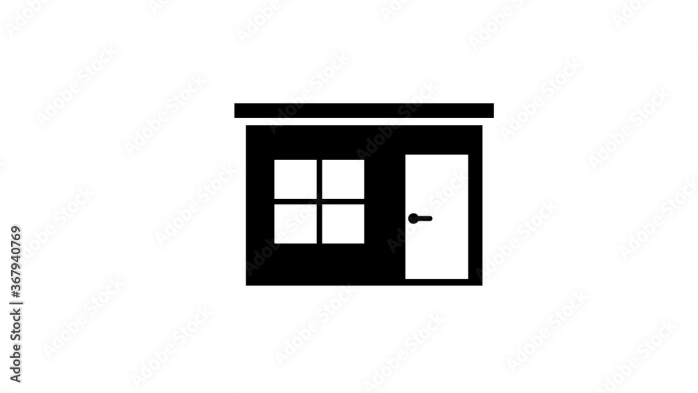 Buildings Collection icons set isolated