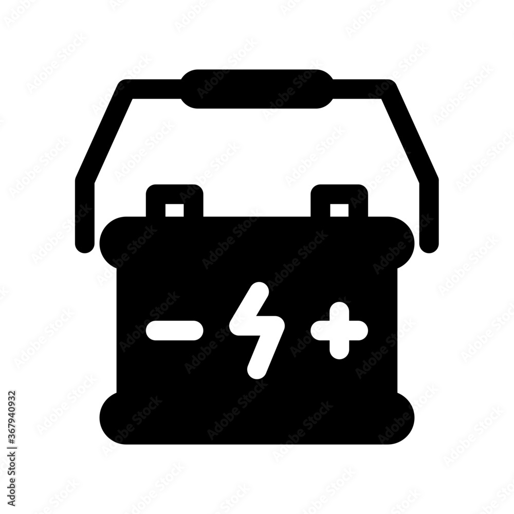 Fototapeta premium Accu battery icon