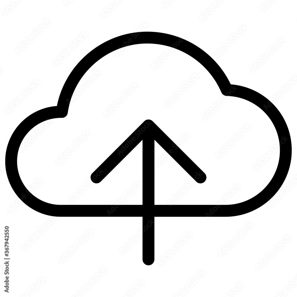 Upload cloud icon