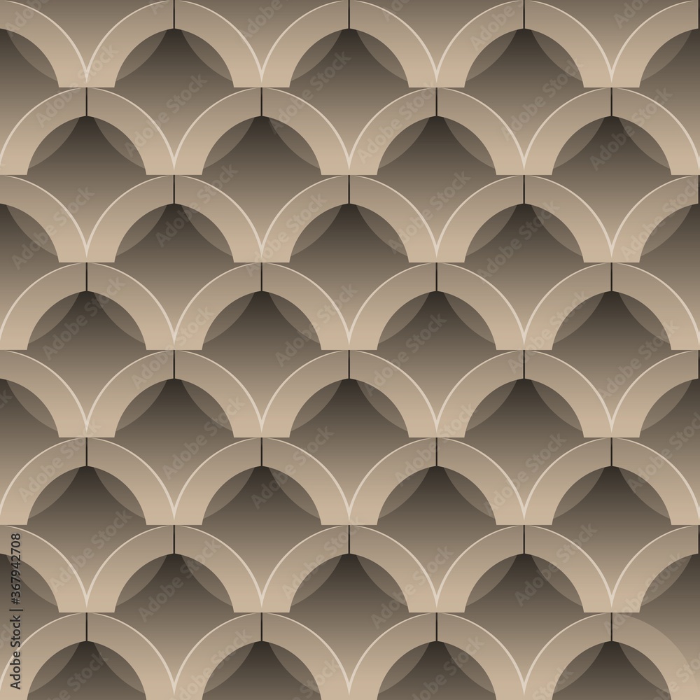 Obraz premium Abstract 3D seamless pattern