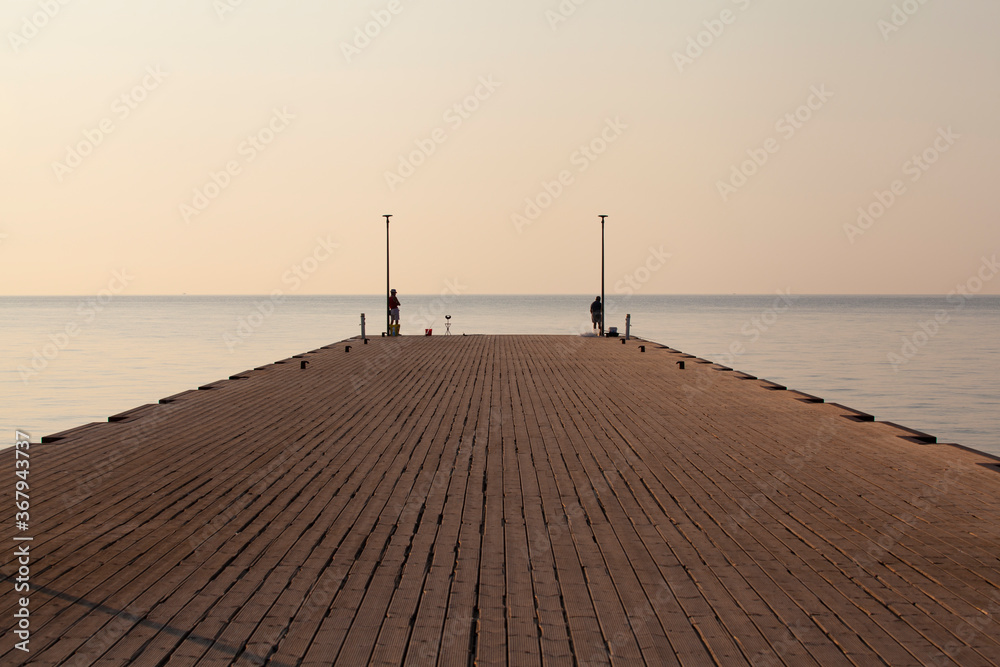 Sea Pier in the early morning