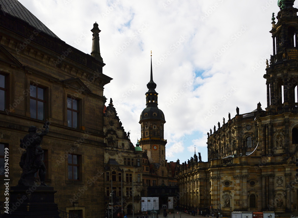 Fototapeta premium Die Altstadt von Dresden, Sachsen
